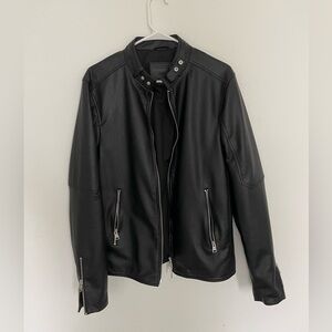 Allsaints Cora Faux Leather Jacket, Size M